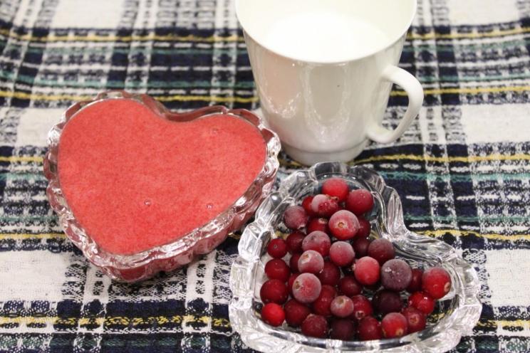 Cranberry Semolina Mousse Delight Cranberry Semolina Mousse Delight