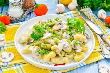 Mushroom Gnocchi Delight