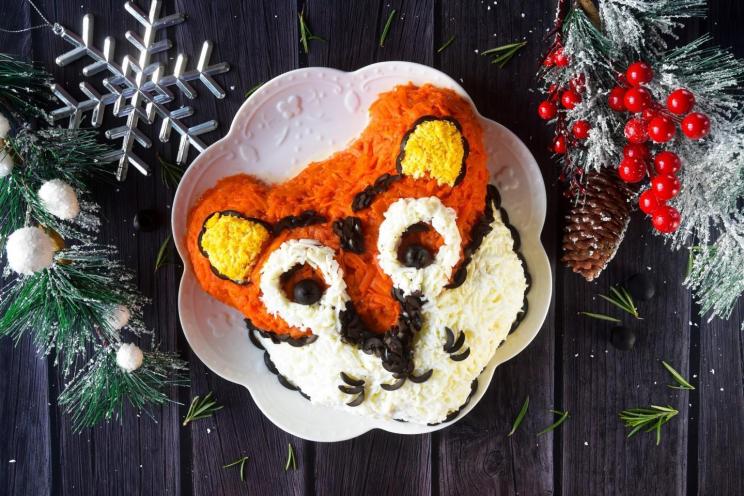 Festive Tiger Cub Salad with Sausage Festive Tiger Cub Salad with Sausage