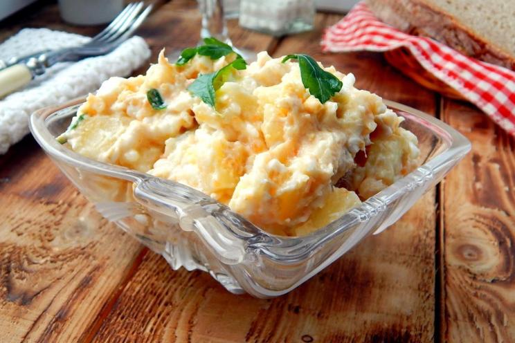 Smoked Cod and Potato Salad with Fresh Cucumber
