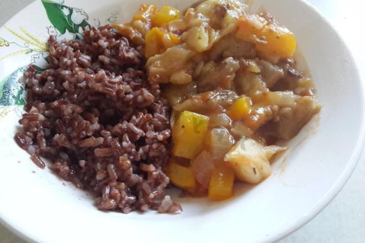 Lenten Eggplant and Mushroom Stew