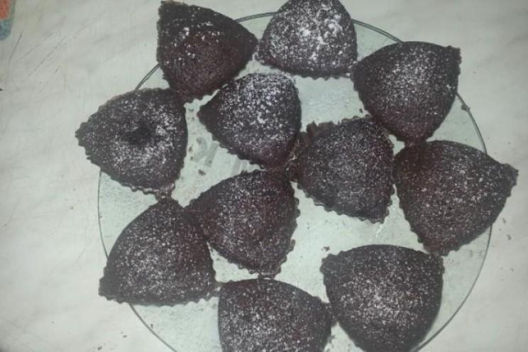 Chocolate Cocoa Molded Cupcakes