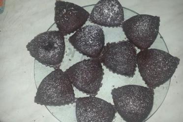 Chocolate Cocoa Molded Cupcakes