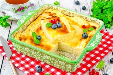Fluffy Oven-Baked Semolina Casserole