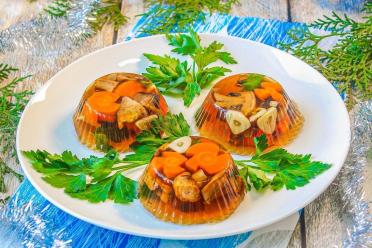 Festive Mushroom Aspic: A Delightful New Year's Appetizer