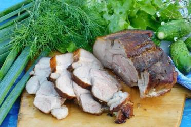 Homemade Hot Smoked Pork Delicacy