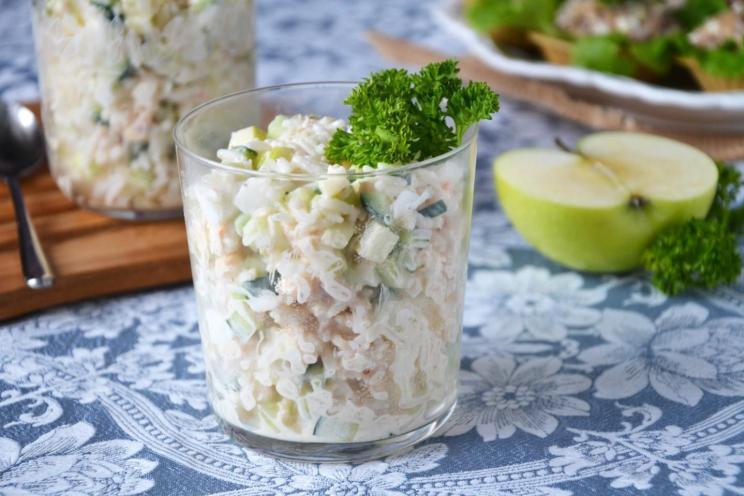 Seafood Delight: Krill and Rice Salad