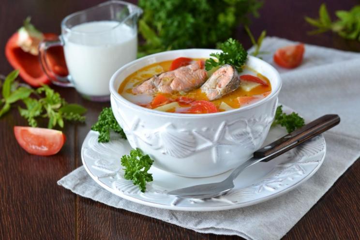 Creamy Finnish Trout Soup