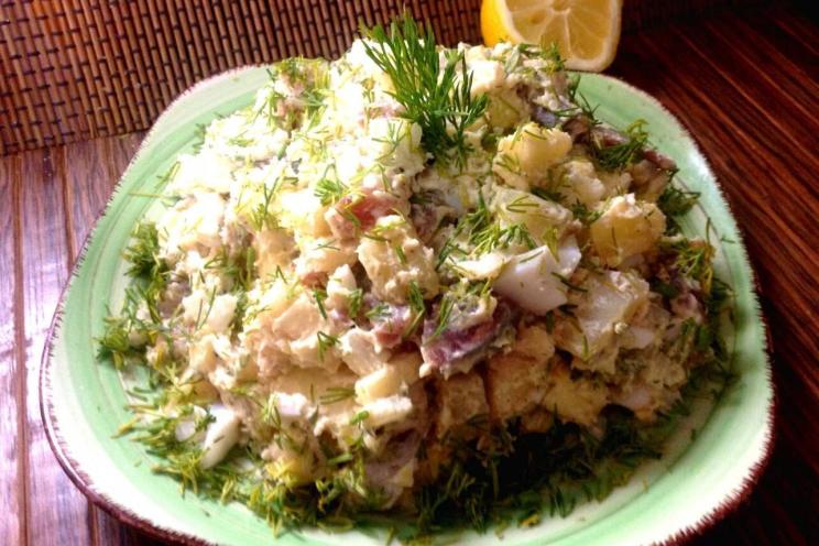Zesty Danish Herring Salad