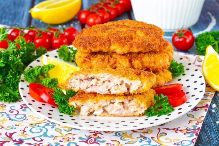 Crispy Juicy Chopped Pork Schnitzel