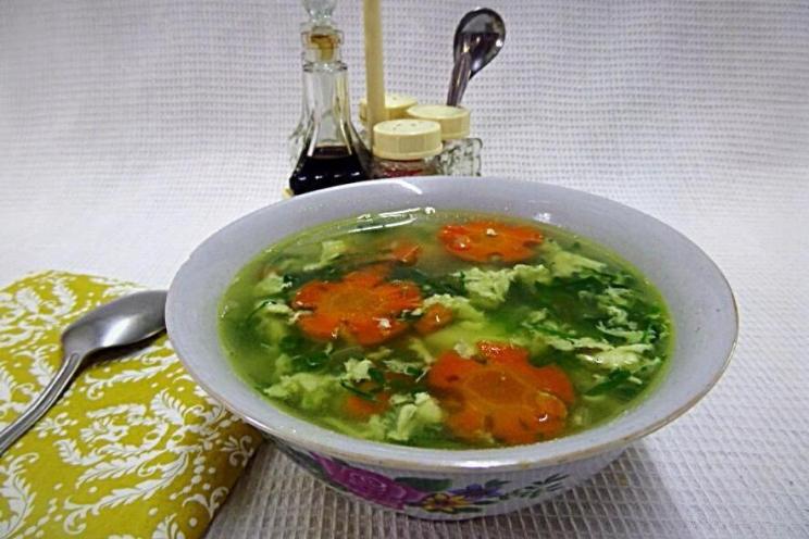 Spinach & Cabbage Soup