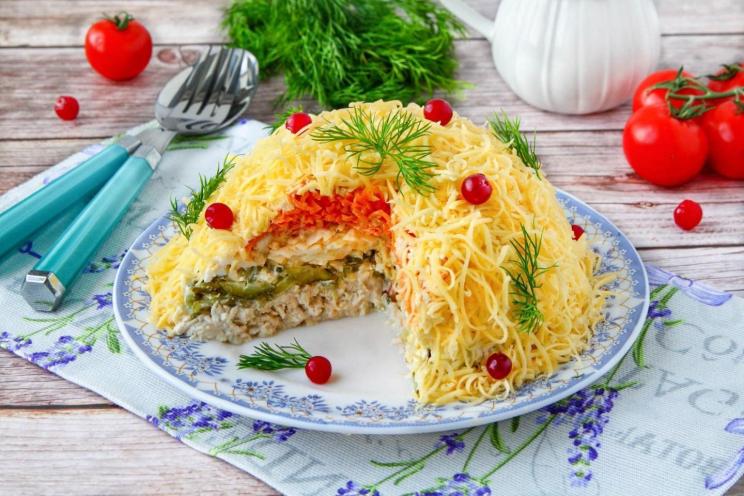 Chicken, Carrot & Egg Salad Delight Chicken, Carrot & Egg Salad Delight
