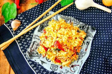 Spicy Chicken and Rice Stir-Fry