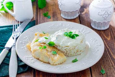 Creamy Cod and Rice Delight