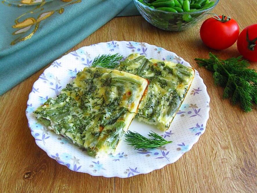 Healthy Green Bean Omelette for Energy-Boosting Breakfast Healthy Green Bean Omelette for Energy-Boosting Breakfast