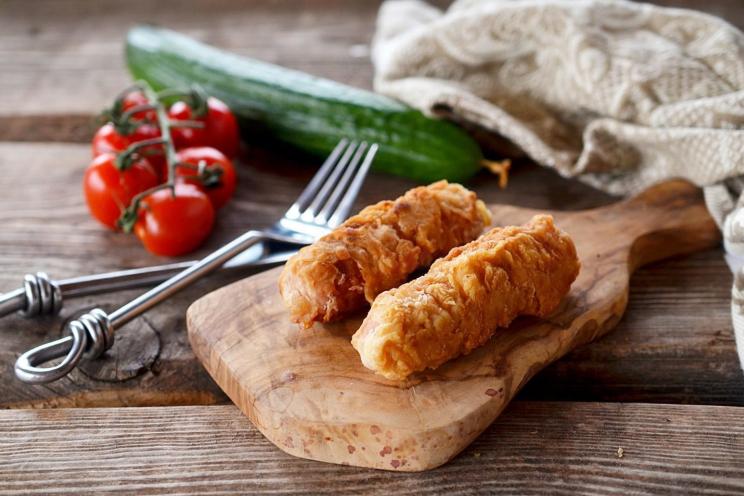 Crispy Pan-Fried Battered Sausages Crispy Pan-Fried Battered Sausages