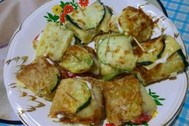 Spicy Zucchini Rolls