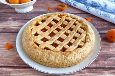 Apricot Crostata: Italian Open-Faced Fruit Pie
