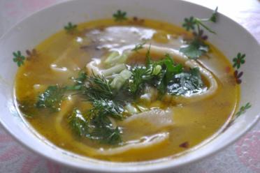 Chicken Noodle and Potato Soup