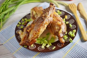 Oven-Baked Rabbit in Creamy Mayonnaise