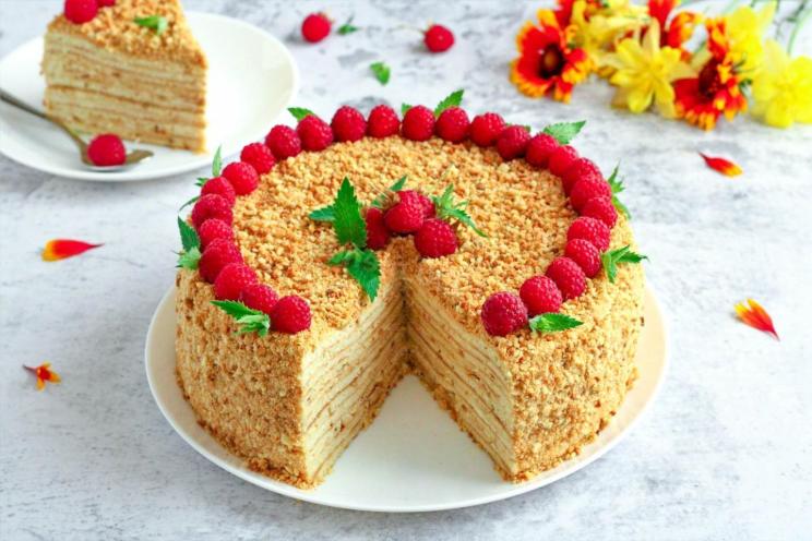 Pan-Fried Honey Cake Recipe