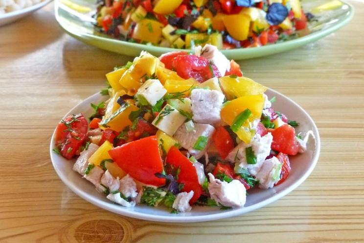 Chicken and Tomato Herb Salad Chicken and Tomato Herb Salad