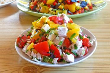 Chicken and Tomato Herb Salad