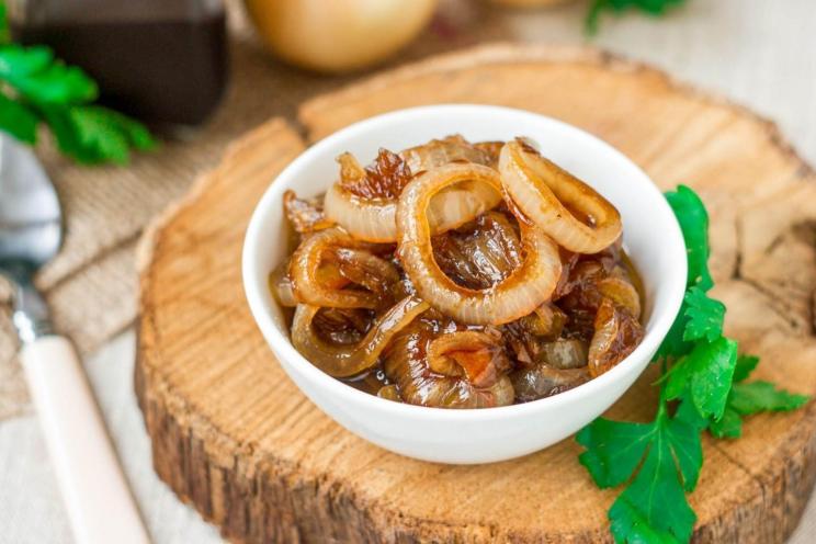 Sweet and Tangy Caramelized Onions