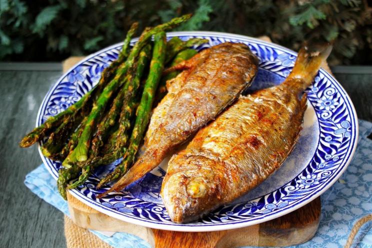 Grilled Charcoal Sea Bream