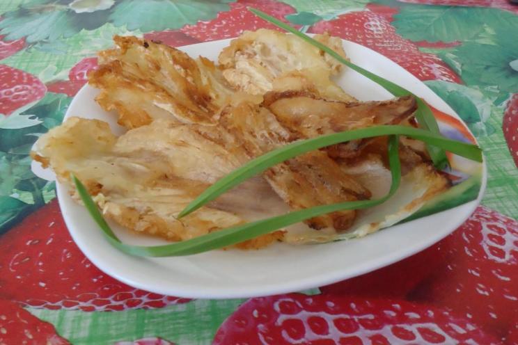 Crispy Battered Napa Cabbage