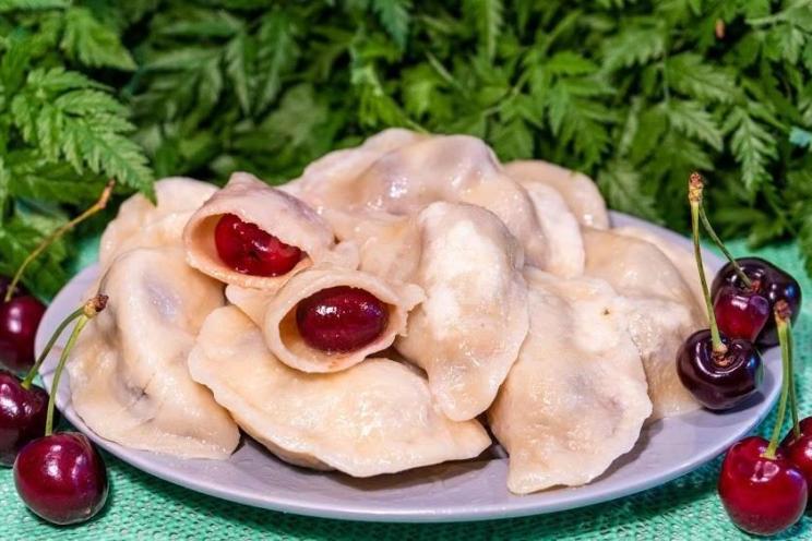 Classic Cherry Dumplings with Kefir