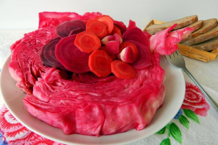 Georgian-Style Pickled Cabbage