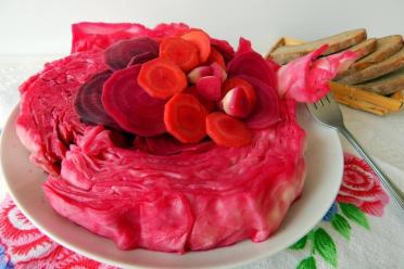 Georgian-Style Pickled Cabbage