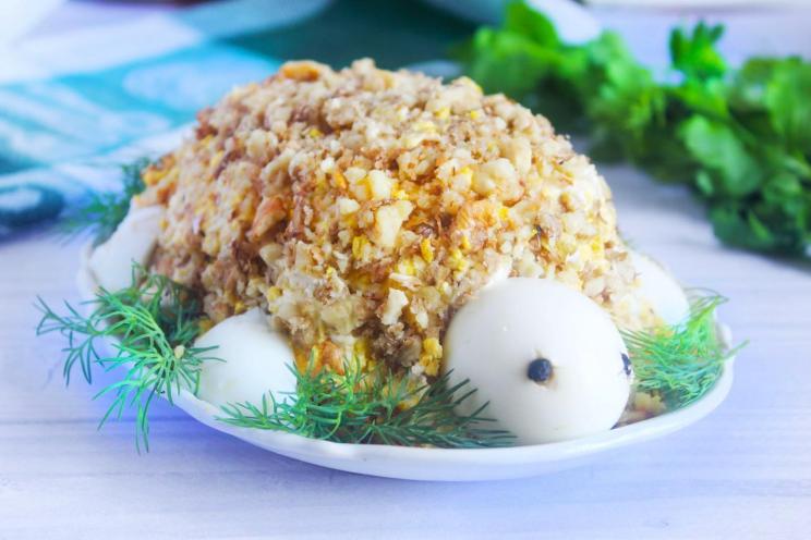 Smoked Chicken and Walnut Turtle Salad