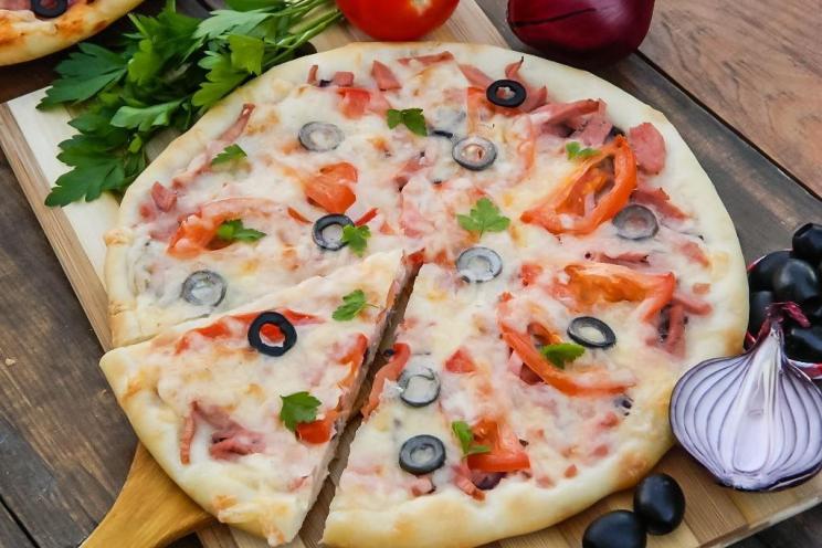 Classic Sausage Oven-Baked Pizza at Home