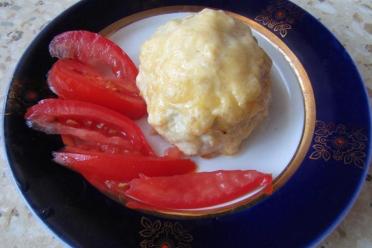 Cheesy Baked Chicken Meatballs