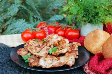 Grilled Chicken Leg Skewers