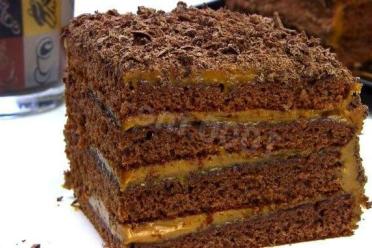 Quick & Easy No-Roll Chocolate Honey Cake