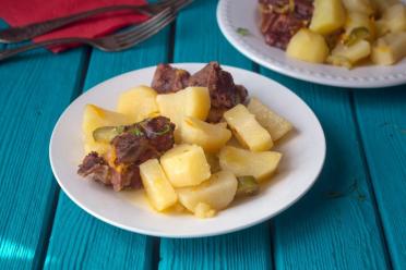 Smoky Slow Cooker Ribs and Potatoes