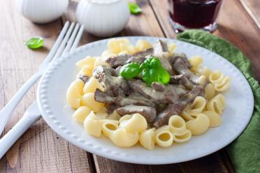 Creamy Beef Liver Stroganoff