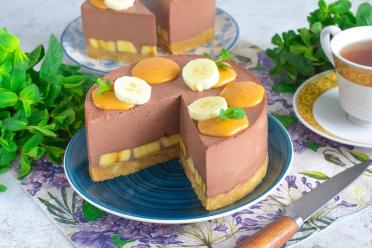Gelatin Cookie No-Bake Cake