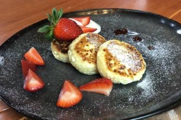 Fluffy Cottage Cheese Pancakes