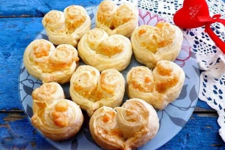 Cheesy Puff Hearts Cheesy Puff Hearts