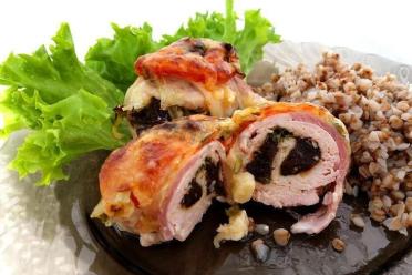 Herb & Prune-Stuffed Chicken Rolls