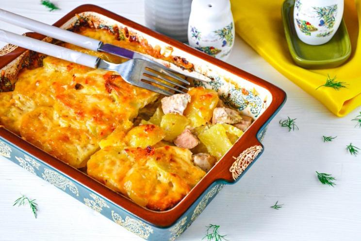 Layered Potato and Meat Bake