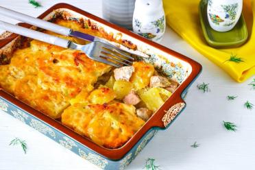 Layered Potato and Meat Bake