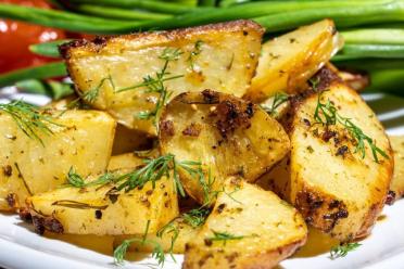 Rustic Oven-Baked Unpeeled Potatoes