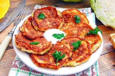 Delicious Cabbage Pancakes