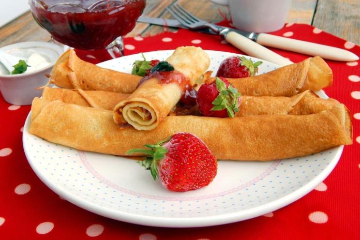Delicious Thin Milk Pancakes