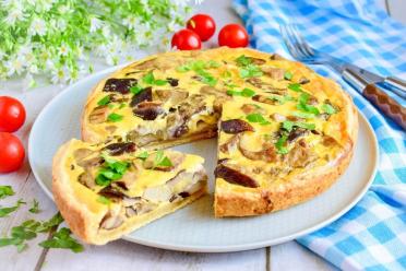 Oven-Baked Mushroom Pie for Any Occasion